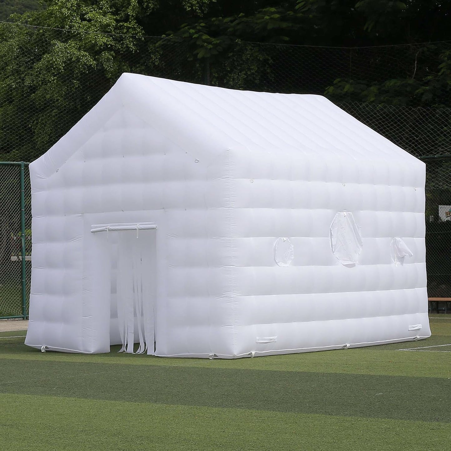SAYOK Inflatable Nightclub, Inflatable Party Tent with Disco Ball Light, Inflatable Night Club Tent for Adults Wedding Birthday Backyard Party Business