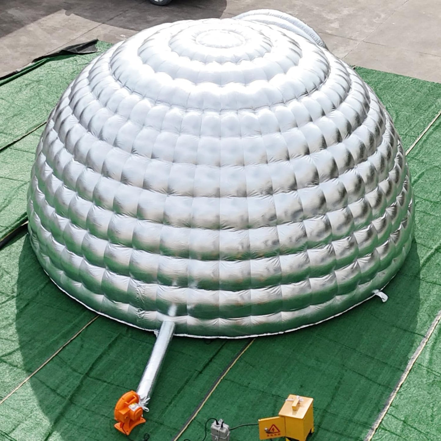 SAYOK Outdoor Portable Inflatable Igloo Dome Tent with Led Light for Party Wedding Event Camping