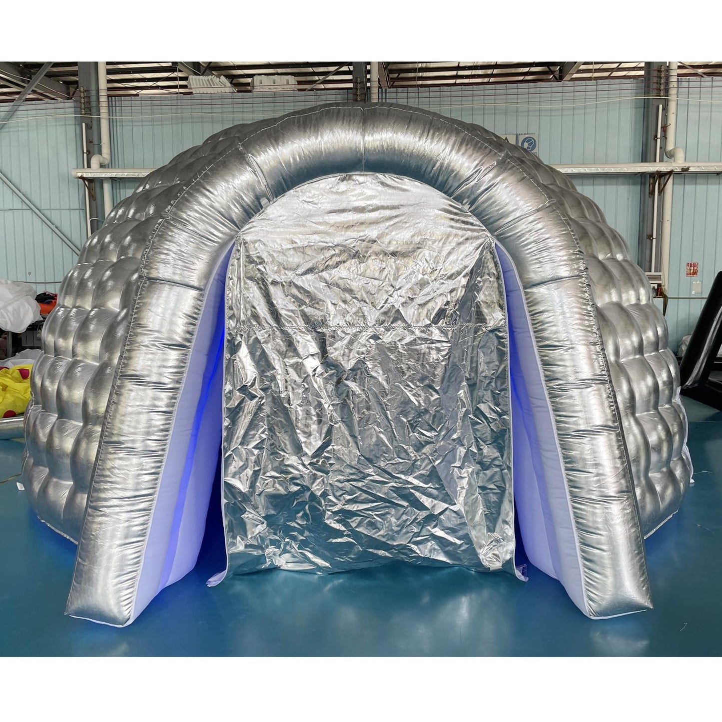 SAYOK Outdoor Portable Inflatable Igloo Dome Tent with Led Light for Party Wedding Event Camping