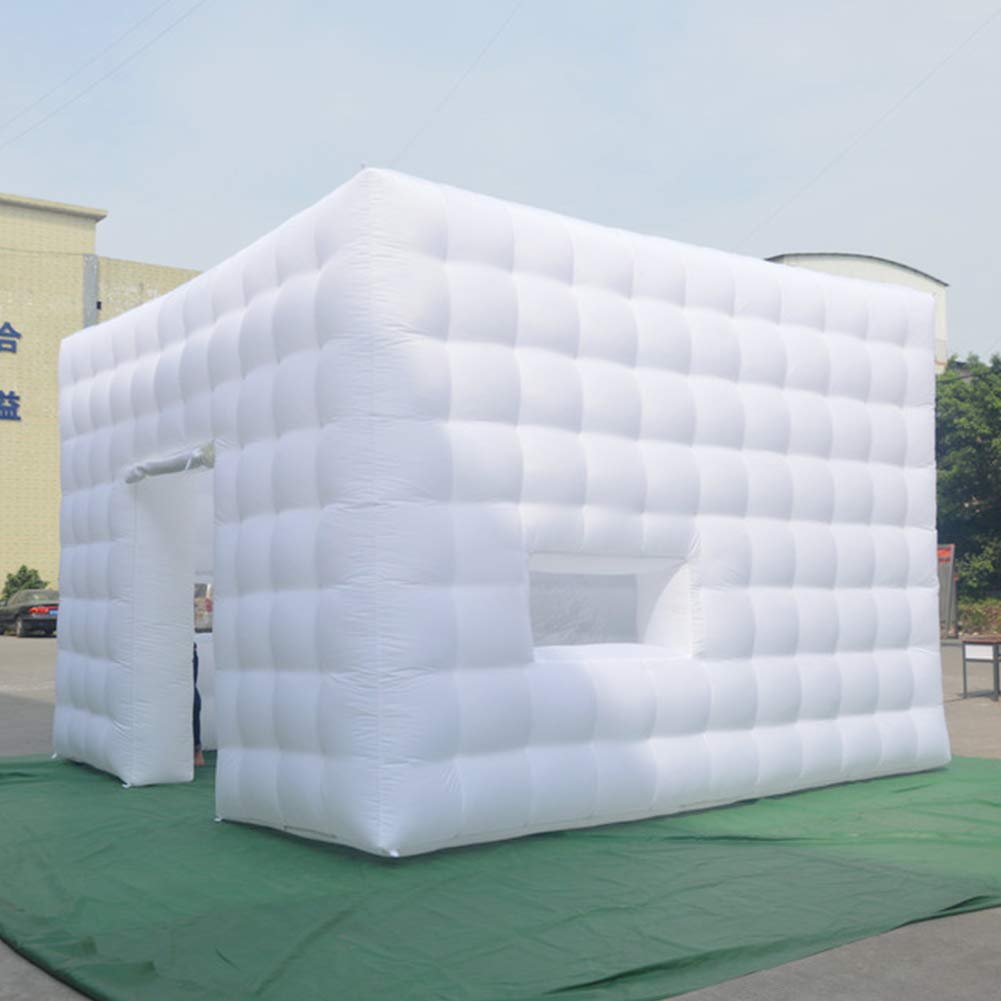 SAYOK Portable Large Inflatable Air Cube Tent Fancy Inflatable Marquee Tent House Night Club for Party Event Exhibition Wedding Business/Private Use