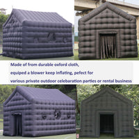 SAYOK Inflatable Nightclub, Inflatable Party Tent with Disco Ball Light, Inflatable Night Club Tent for Adults Wedding Birthday Backyard Party Business inflatable house​
