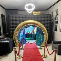 SAYOK Inflatable Party Tent Inflatable Nightclub White Inflatable Camera Photo Booth Enclosure Inflatable Cube Tent for Event, Show, Exhibition, Bars, Clubs, Tourism, Parties