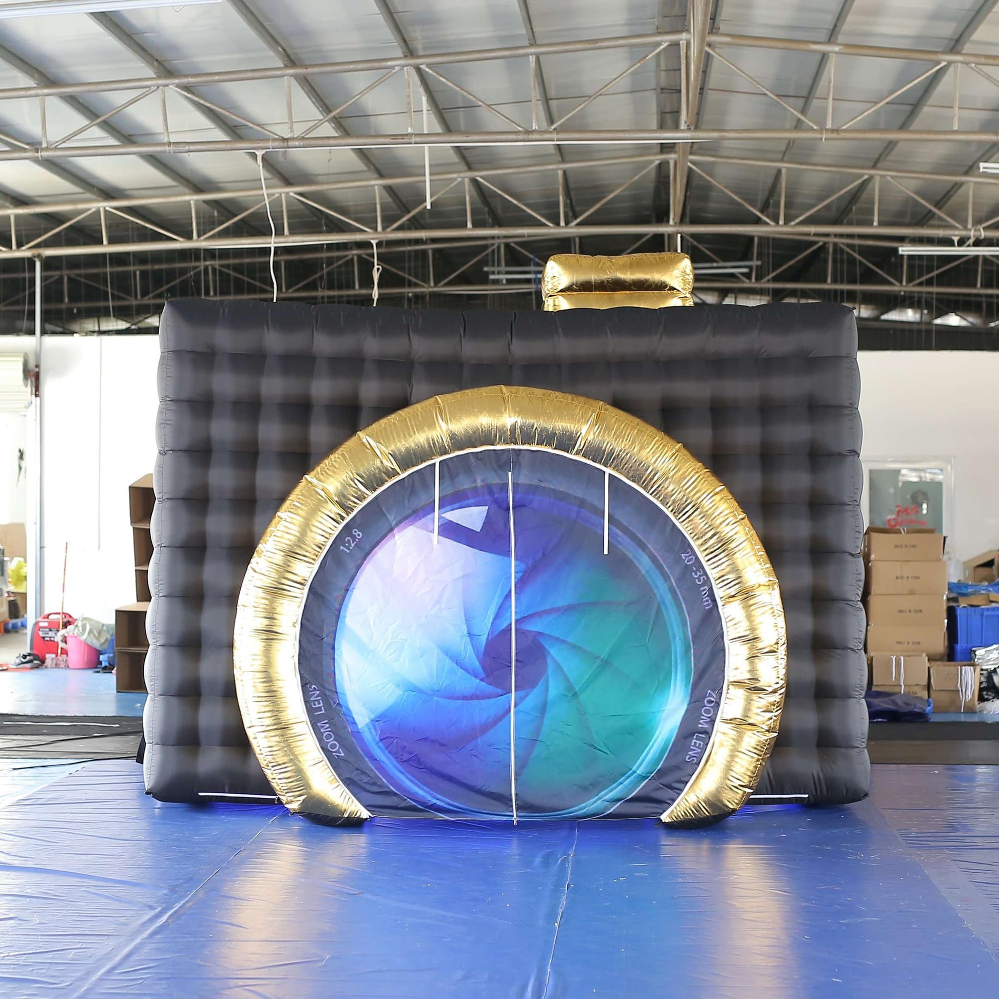 SAYOK Inflatable Party Tent Inflatable Nightclub White Inflatable Camera Photo Booth Enclosure Inflatable Cube Tent for Event, Show, Exhibition, Bars, Clubs, Tourism, Parties