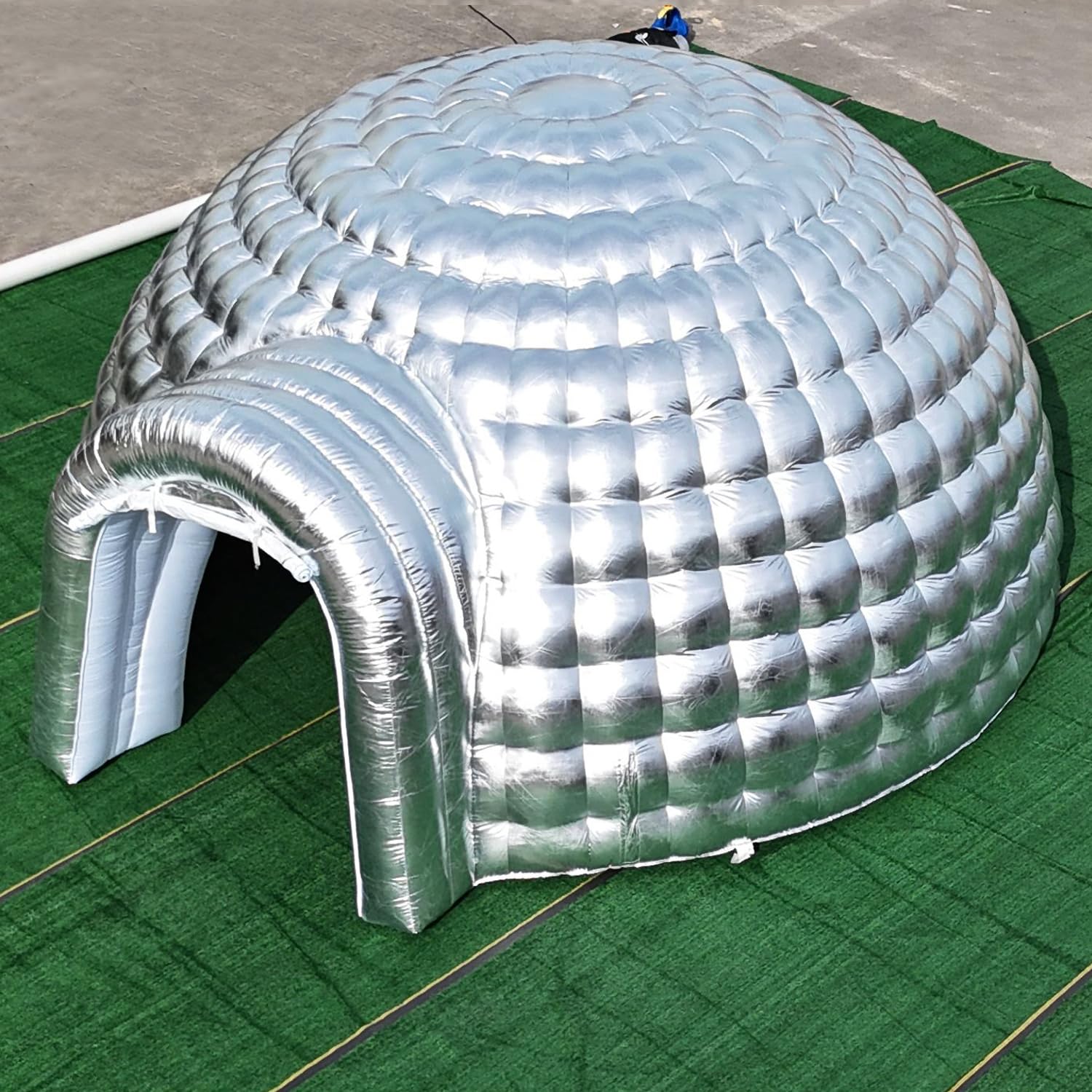 SAYOK Outdoor Portable Inflatable Igloo Dome Tent with Led Light for Party Wedding Event Camping