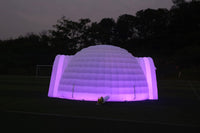 SAYOK Outdoor Portable Inflatable Igloo Dome Tent with Led Light for Party Wedding Event Camping