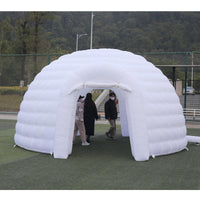 SAYOK Outdoor Portable Inflatable Igloo Dome Tent with Led Light for Party Wedding Event Camping