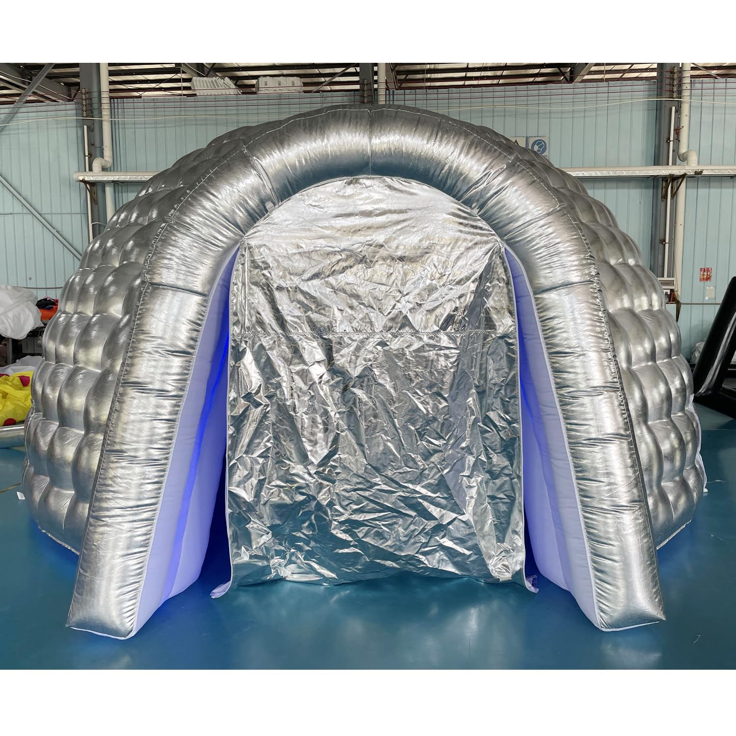 SAYOK Outdoor Portable Inflatable Igloo Dome Tent with Led Light for Party Wedding Event Camping