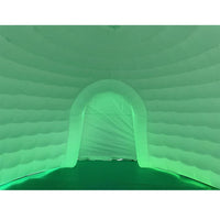 SAYOK Outdoor Portable Inflatable Igloo Dome Tent with Led Light for Party Wedding Event Camping