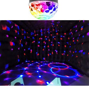 SAYOK Inflatable Nightclub, Inflatable Party Tent with Disco Ball Light, Inflatable Night Club Tent for Adults Wedding Birthday Backyard Party Business
